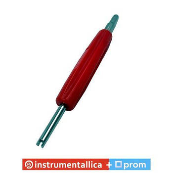 Викрутка для золотників двостороння червона VT01-D