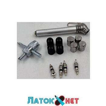 Ремкомплект вентиля вимірювач тиску, золотники, ковпачки, прогінка VAT-15