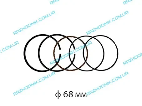Кільця поршневі для генератора MAST GROUP Т3500