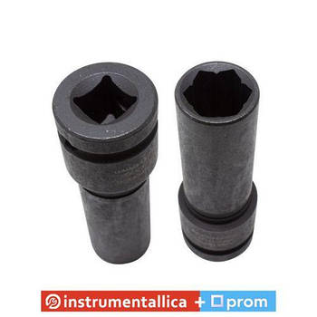 Головка ударна тонкостінна для литих дисків Mercedes-Benz 17 мм 1/2 RF-9T0206 RockForce