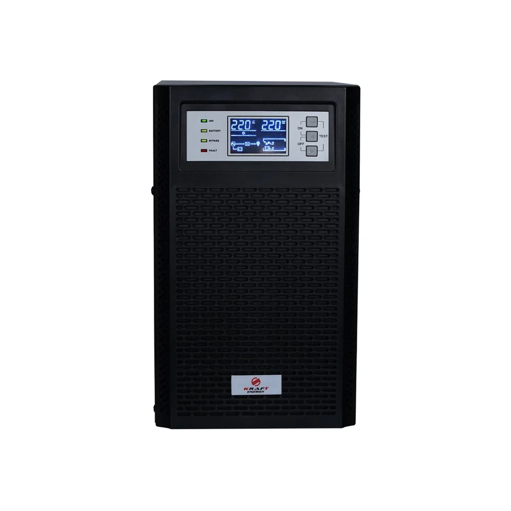 Джерело безперебійного живлення Kraft KRF-T3000VA/3KW(LCD)Ex Pro Online UPS під зовнішній акумулятор (42-00020)