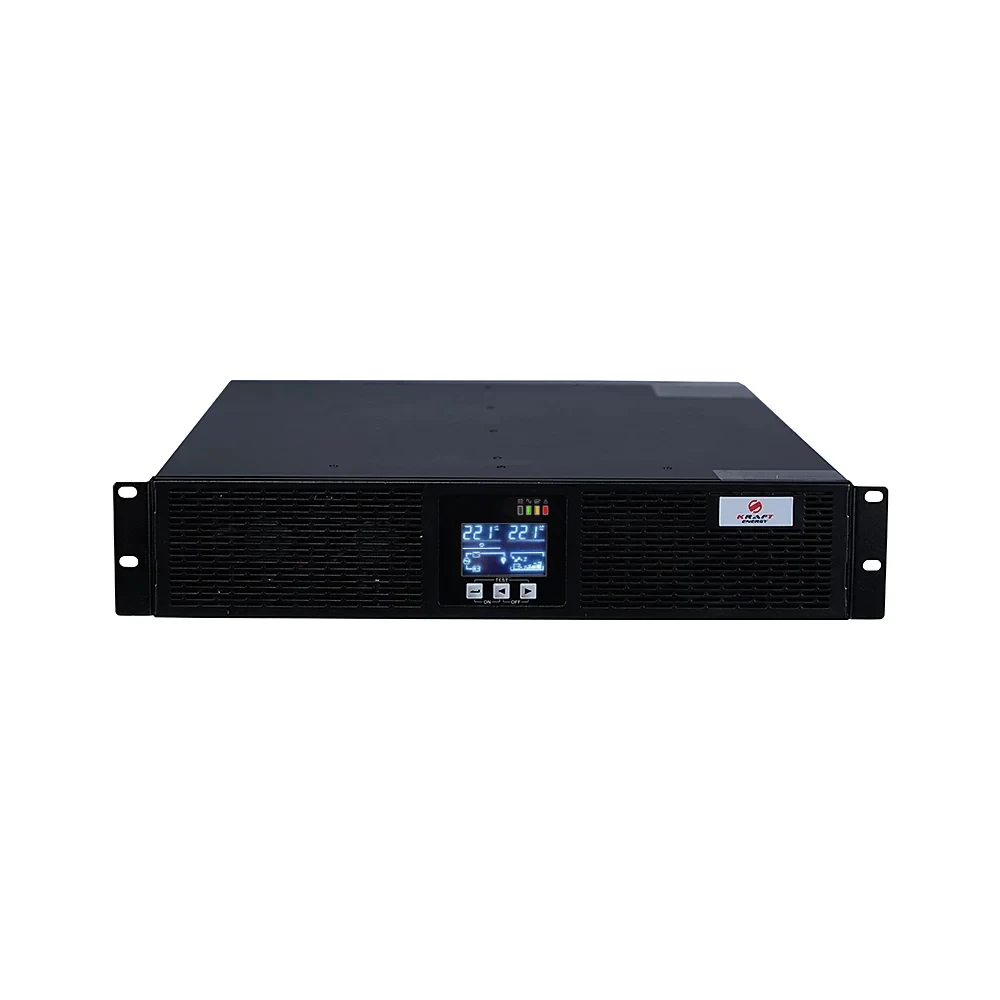 Джерело безперебійного живлення Kraft KRF-RM/2000VA/2KW/Ex Pro Online UPS під зовнішній акумулятор (42-00012)