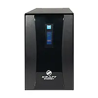 Джерело безперебійного живлення KRF-2000VA/1200W(LCD) UPS Kraft (42-00004), фото 3