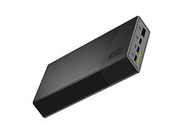 Power Bank Green Cell зі швидким заряджанням PowerPlay20 20000 мА·год 18 Вт