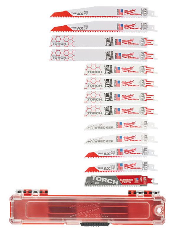Набір полотен для саб. пили MILWAUKEE SAWZALL 13 шт 49222231