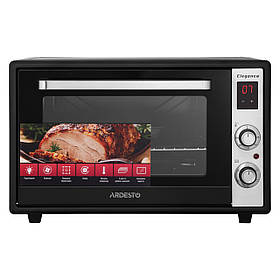 ARDESTO Піч електрична Elegance, 60л, 2000Вт, електр., конвенція, подвійне скло, чорний
