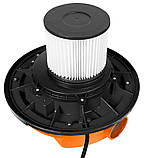 Neo Tools Профессиональный пылесос, 1400Вт, 18 кПа, контейнер 30л, HEPA, колеса, 5.92кг, фото 10