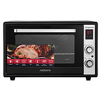 ARDESTO Піч електрична Elegance, 60л, 2000Вт, електр., конвенція, подвійне скло, чорний