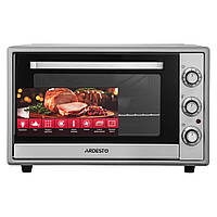 ARDESTO Піч електрична, 60л, 2000Вт, механіч., конвенція, подвійне скло, рожен, сірий