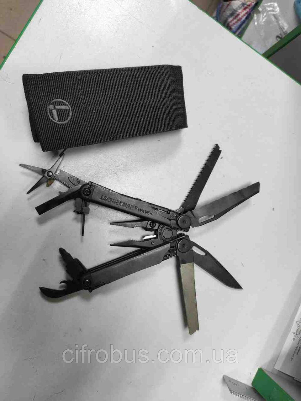 Ніж мультитул туристичний Б/У Leatherman WAVE PLUS (832526), фото 1