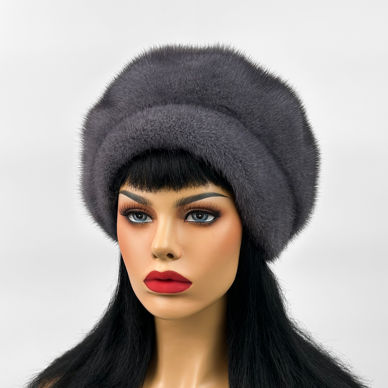 Берет Норковий (Сірий)