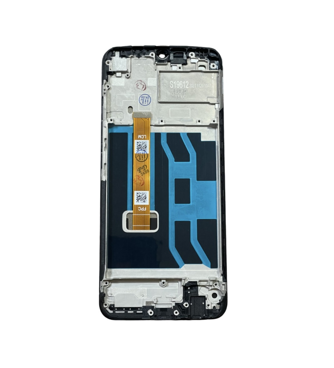 Дисплей REALME C21Y модуль в зборі з тачскріном і рамкою, Original RPC, чорний