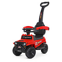 Детская Каталка-толокар С Родительской Ручкой Adver Дитяча Каталка-толокар Із Батьківською Ручкою