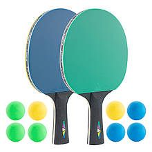 Набір для настільного тенісу Joola Colorato (2 ракетки, 8 мʼячів)