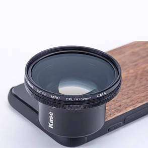 Адаптер фільтра 52 мм для макрооб'єктива Kase Master Macro 75 мм Kase 52MM, фото 3