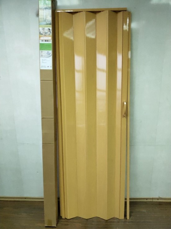 Двері гармошка під будь-які розміри, різні кольорі. Міжкімнатні двері гармошка опт., фото 1