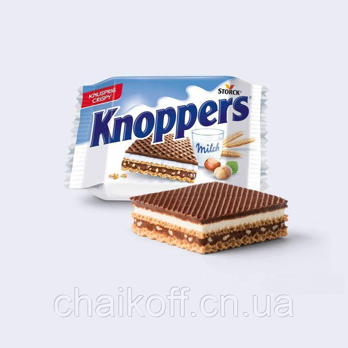 Вафли Storck Knoppers Kruchy Crispy 25 г (Німеччина)