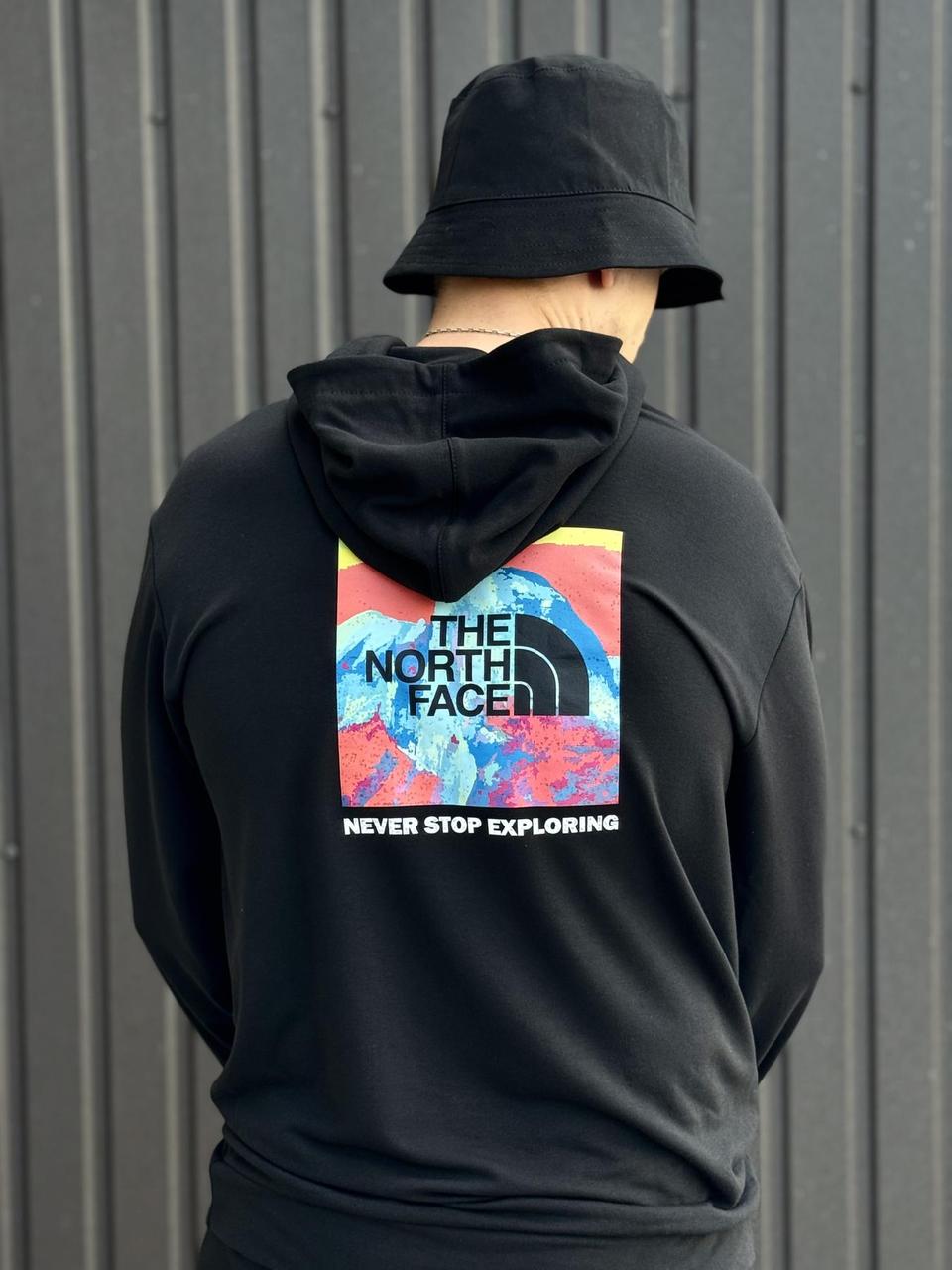 Кофта The North Face чоловіча осіння весняна чорна худі чоловіче тнф весняне осіннє tnf