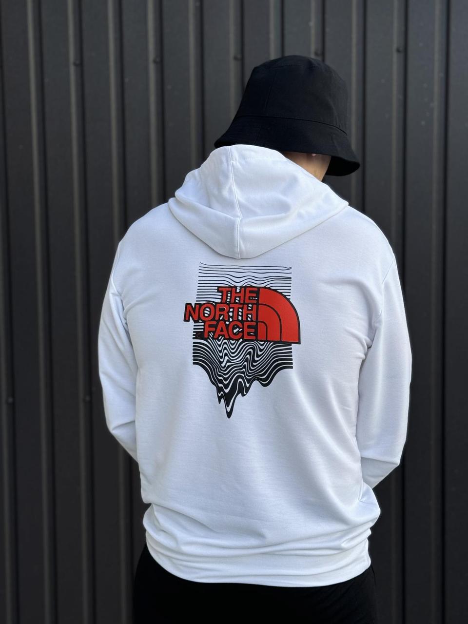 Кофта чоловіча The North Face весняна осіння біла худі чоловіче тнф весняне осіннє tnf