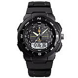 Чоловічі годинники з пластиковим ремінцем SKMEI, Годинники водонепроникні та протиударні OL-52, фото 4