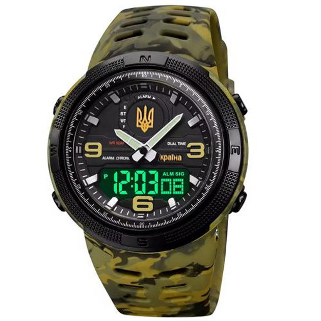 Наручні годинники чоловічі тактичні чоловічі, Багатофункціональні військові годинники QY-91, фото 1