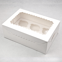 Коробка для 6 кексів, капкейків, мафінів 255*180*90