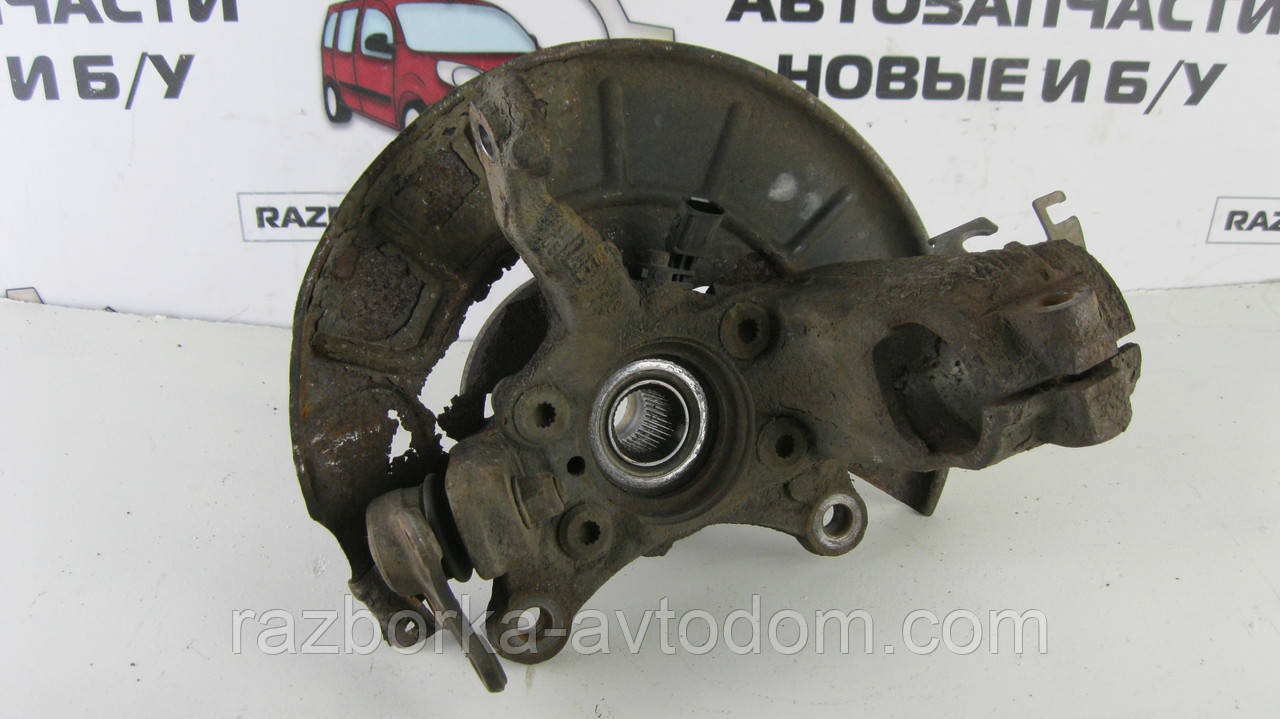 Поворотний кулак лівий (цапфа) з ABS (кріплення маточини 4 болти) VW Touran (03-10) OE:1K0407255AA