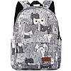Рюкзак підлітковий 2E TeensPack Cats з відділенням для планшета 12-14" сірий (Niz15639), фото 6