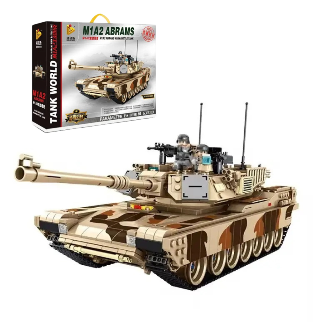Конструктор дитячий ігровий військовий танк M1A2 Abrams на 1630 деталей, фото 1