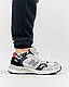 Чоловічі кросівки замша сітка New Balance 920 White Gray Navy, кеди чоловічі Нью Беленс сірі. Чоловіче взуття, фото 3