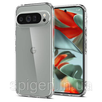 Чохол Spigen для Pixel 9 Pro XL - Ultra Hybrid, Crystal Clear (ACS07721), фото 1