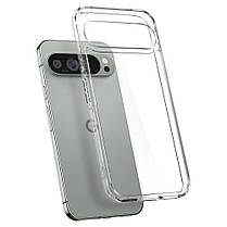 Чохол Spigen для Pixel 9 Pro XL - Ultra Hybrid, Crystal Clear (ACS07721), фото 5