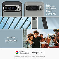 Чохол Spigen для Pixel 9 Pro XL - Ultra Hybrid, Matte Black (ACS07724), фото 6