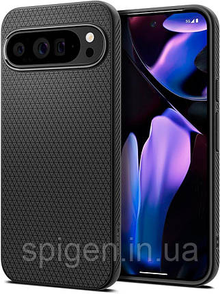 Чохол Spigen для Pixel 9 Pro XL - Liquid Air, Matte Black (ACS07716), фото 1
