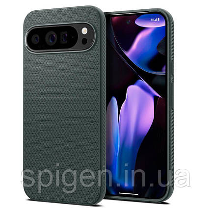 Чохол Spigen для Pixel 9 Pro XL - Liquid Air, Abyss Green (ACS07717), фото 1