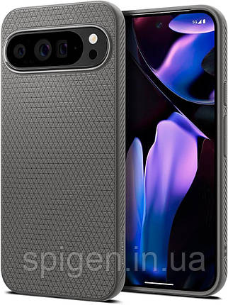 Чохол Spigen для Pixel 9 Pro XL - Liquid Air, Marble Gray (ACS07718), фото 1