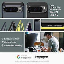 Чохол Spigen для Pixel 9 Pro XL - Tough Armor, Metal Slate (ACS07727), фото 5