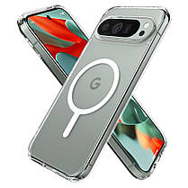 Чохол Spigen для Pixel 9 Pro XL - Ultra Hybrid Metal Ring (MagFit), White (ACS07720), фото 3