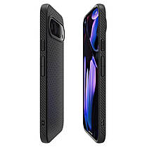 Чохол Spigen для Pixel 9 / Pixel 9 Pro - Liquid Air, Matte Black (ACS07682), фото 3