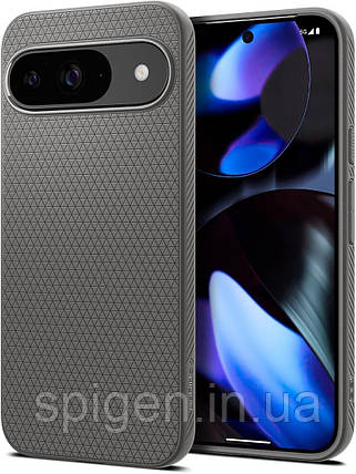 Чохол Spigen для Pixel 9 / Pixel 9 Pro - Liquid Air, Marble Gray (ACS07684), фото 1