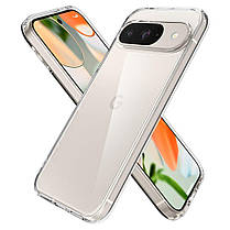 Чохол Spigen для Pixel 9 / Pixel 9 Pro - Ultra Hybrid, Crystal Clear (ACS07687), фото 4