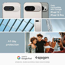 Чохол Spigen для Pixel 9 / Pixel 9 Pro - Ultra Hybrid, Crystal Clear (ACS07687), фото 6