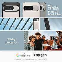 Чохол Spigen для Pixel 9 / Pixel 9 Pro - Ultra Hybrid, Matte Black (ACS07690), фото 6
