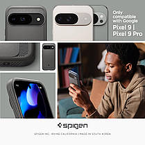 Чохол Spigen для Pixel 9 / Pixel 9 Pro - Rugged Armor, Marble Gray (ACS07783), фото 4
