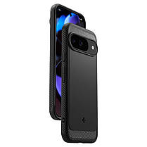 Чохол Spigen для Pixel 9 / Pixel 9 Pro - Rugged Armor, Matte Black (ACS07685), фото 4