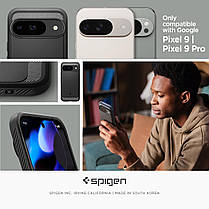 Чохол Spigen для Pixel 9 / Pixel 9 Pro - Rugged Armor, Matte Black (ACS07685), фото 5