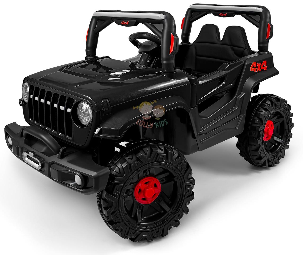 Електромобіль дитячий Lolly Kids LKT-99 LS з пультом керування чорний (9778), фото 1