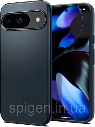 Чохол Spigen для Pixel 9 / Pixel 9 Pro - Thin Fit, Metal Slate (ACS07698), фото 1