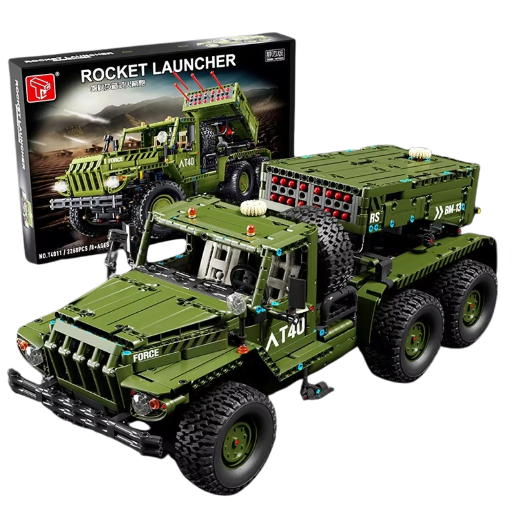 Конструктор дитяча ігрова військова ракетна установка T4011 на 2268 деталей, фото 1