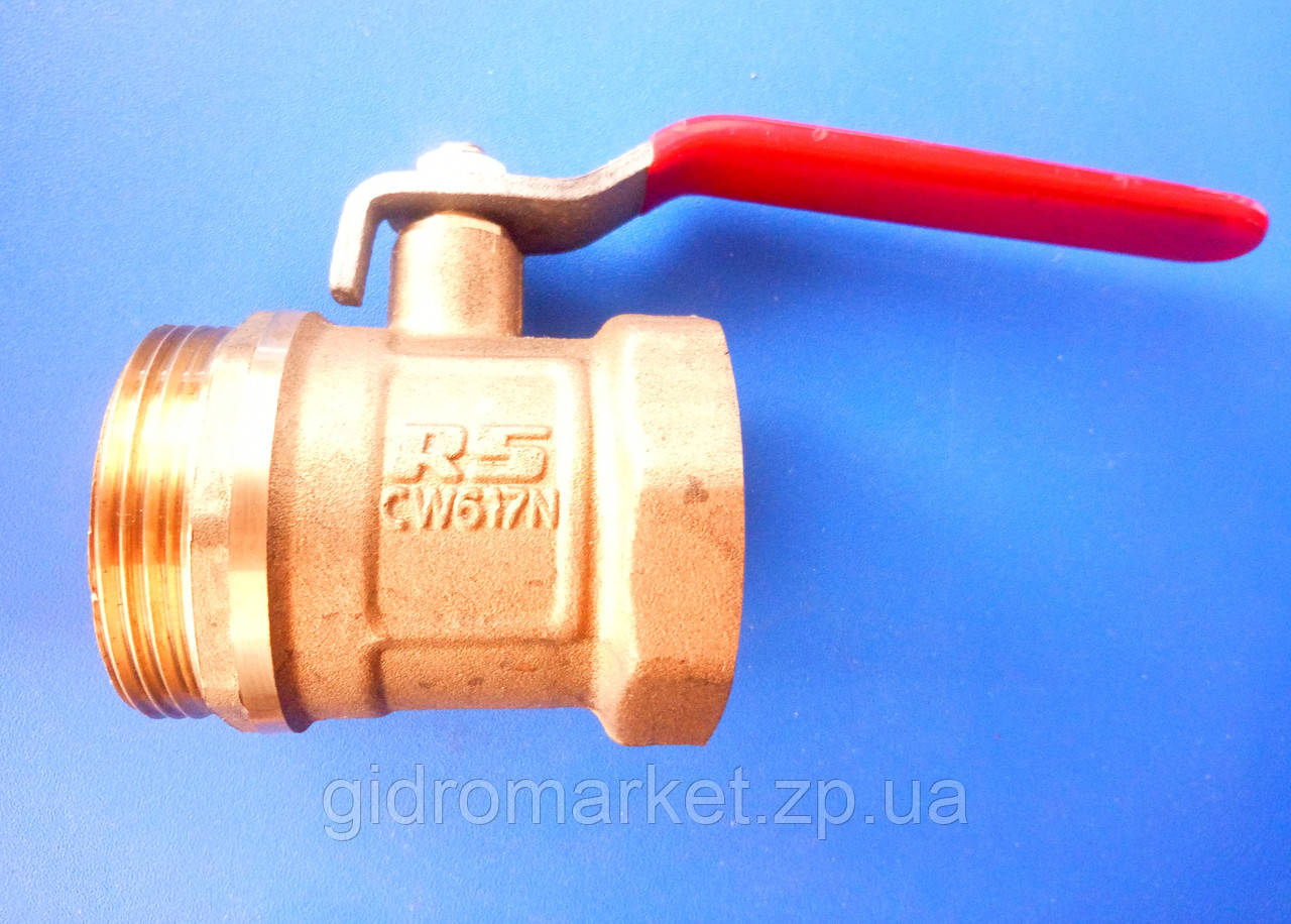 Кран кульовий 1-1/2" Н.В. PN25 RS, фото 1